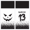 Arte Camisa Interclasse Halloween Sombria