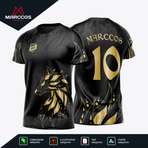 Arte Camisa Interclasse Dragon Black