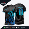 Arte Camisa Interclasse Escorpião Azul