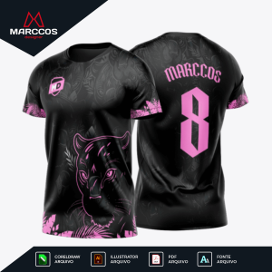 Arte Camisa Interclasse Pantera Strong - 0216