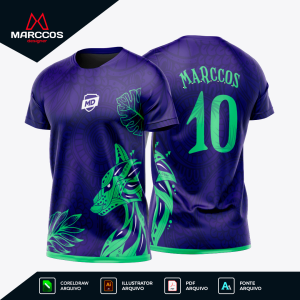 Arte Camisa Interclasse Cobra Lunara - 0014