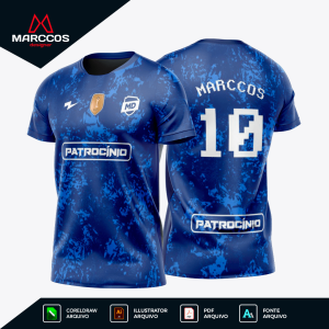 Arte Camisa Interclasse Pantera Preto e Branco