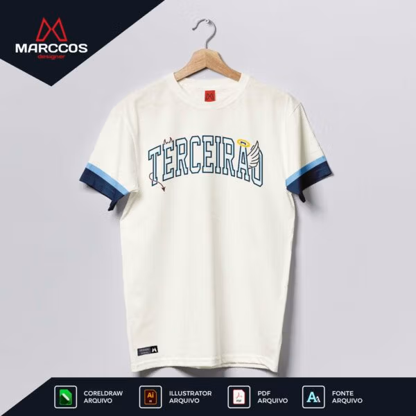 Arte Vetor Camisa Terceirão Devil Angel