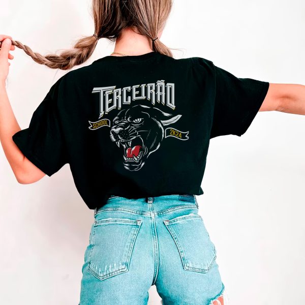 Arte Vetor Camisa Terceirão Pantera Negra