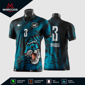 Arte Camisa Interclasse Tigre Stormclaw - 0132