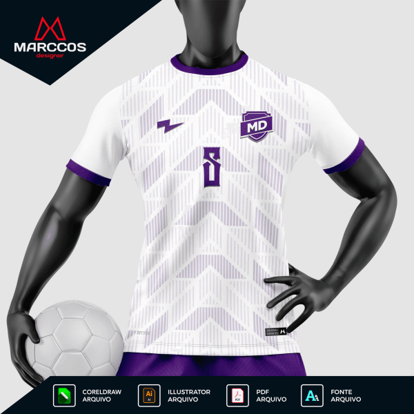 Arte Camisa Futebol Textura 0004