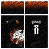 Arte Camisa Interclasse Tigre Khan - 0007