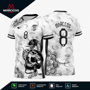 Arte Camisa Tiger Furious - Interclasse 0028