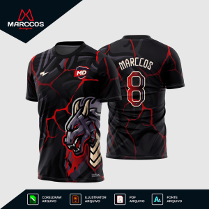 Arte Camisa Interclasse Dragão Zhulong - 0012