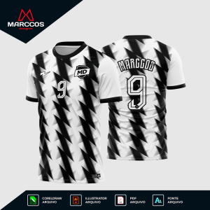 Arte Camisa Futebol Camuflada - Textura 0008