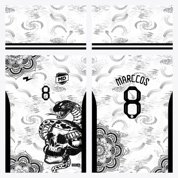 Arte Camisa Cobra com Caveira - Interclasse 0015