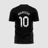 Arte Camisa Futebo Cruz Azul, Preto e Branco