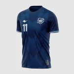 Arte Camisa Futebol Azul