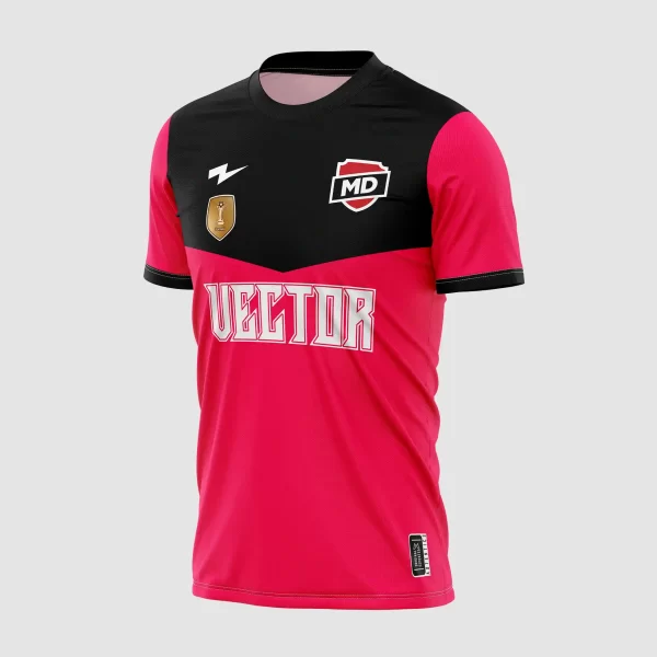 Arte Camisa Futebol Rosa