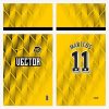 Arte Camisa Amarela Futebol