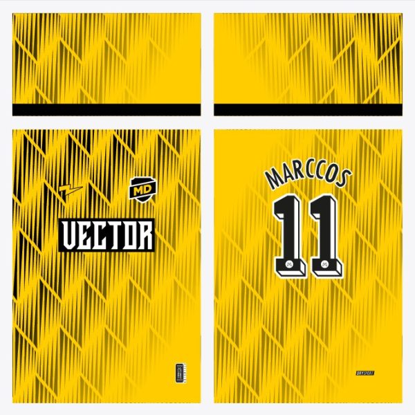 Arte Camisa Amarela Futebol