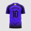 Arte Camisa Futebol Amador Roxa e Preta