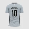 Arte Vetor Pattern Camisa Futebol Cinza