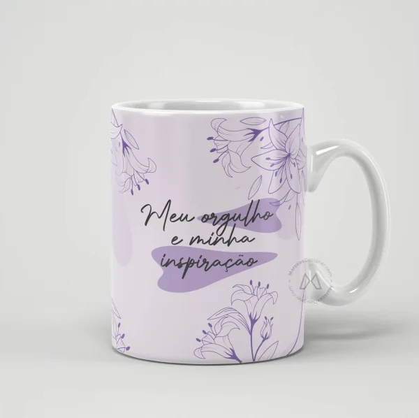 Arte Caneca Dia das Mães