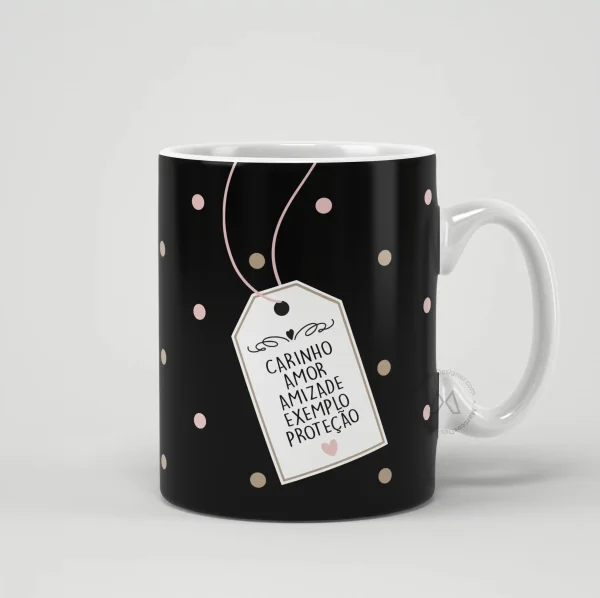 Arte Estampa Caneca Dia das Mães