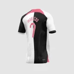 Estampa Camisa Interclasse Dragão Preto e Rosa