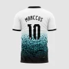 Arte Camisa Futebol Branca, Preta e Verde