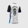 Arte Camisa de Interclasse Dragão Preto e Azul