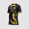Arte Camisa Interclasse Fênix Skyfire Dourada