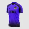 Arte Camisa Futebol Amador Roxa e Preta
