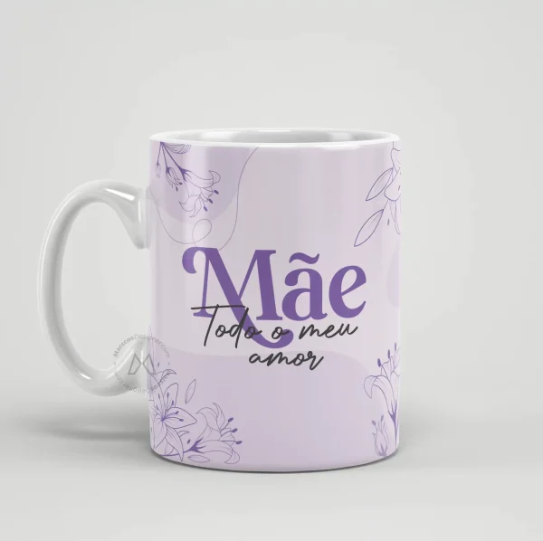 Arte Caneca Dia das Mães