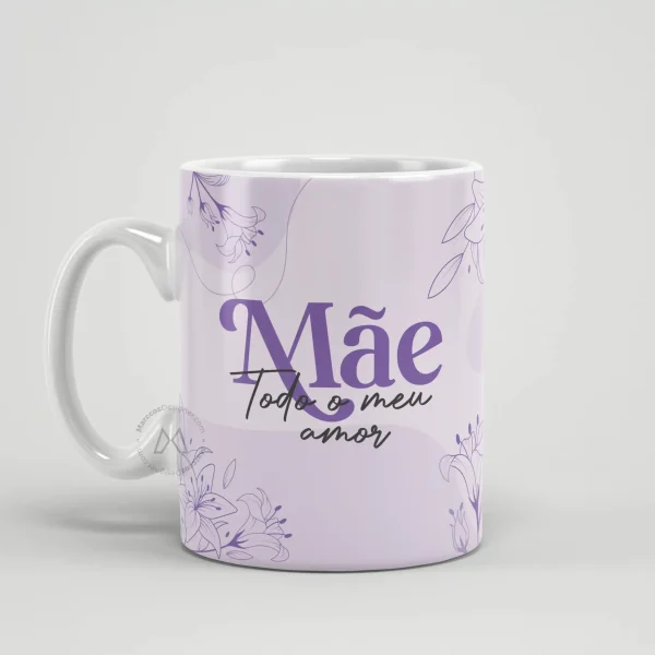 Arte Caneca Dia das Mães