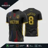 Arte Vetor Camisa Futebol Amador