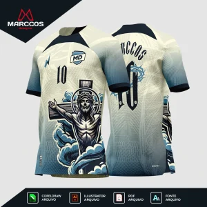 Arte Camisa de Interclasse Cristão Jesus Cristo
