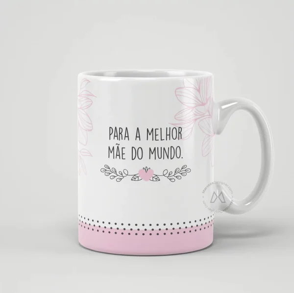 Arte para caneca dia das mães 2025