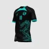 Arte Vetor Estampa Camisa de Interclasse Dragão