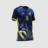 Arte Estampa Vetor Camisa de Interclasse Lobo