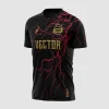 Arte Camisa Futebol Raios Trovão