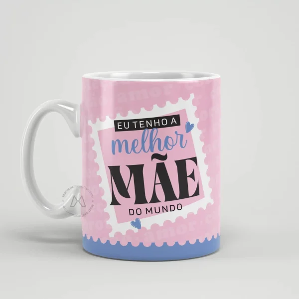 Arte Editável Caneca Dia das Mães