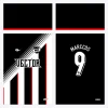 Arte Vetor Camisa Futebol Juventus