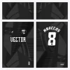 Arte Vetor Camisa de Futebol