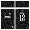 Arte Vetor Camisa de Futebol