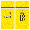Arte Vetor Camisa de Futebol