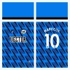 Arte Vetor Estampa Camisa de Futebol