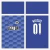 Arte Vetor Estampa Camisa de Futebol
