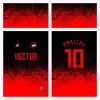 Arte Estampa Vetor Camisa de Futebol