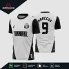 Arte Vetor Camisa de Futebol