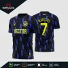 Arte Vetor Camisa de Futebol