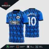 Arte Vetor Estampa Camisa de Futebol