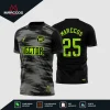 Arte Vetor Estampa Camisa de Futebol