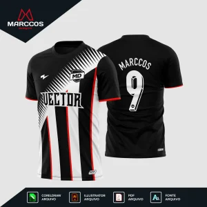 Arte Vetor Camisa Futebol Juventus